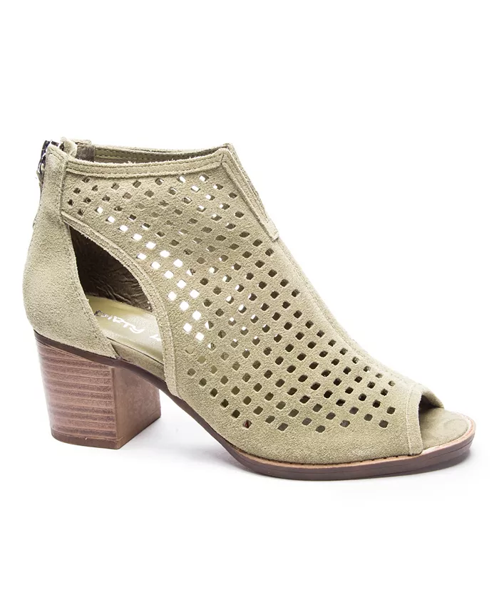 Abigail perforated bootie shop